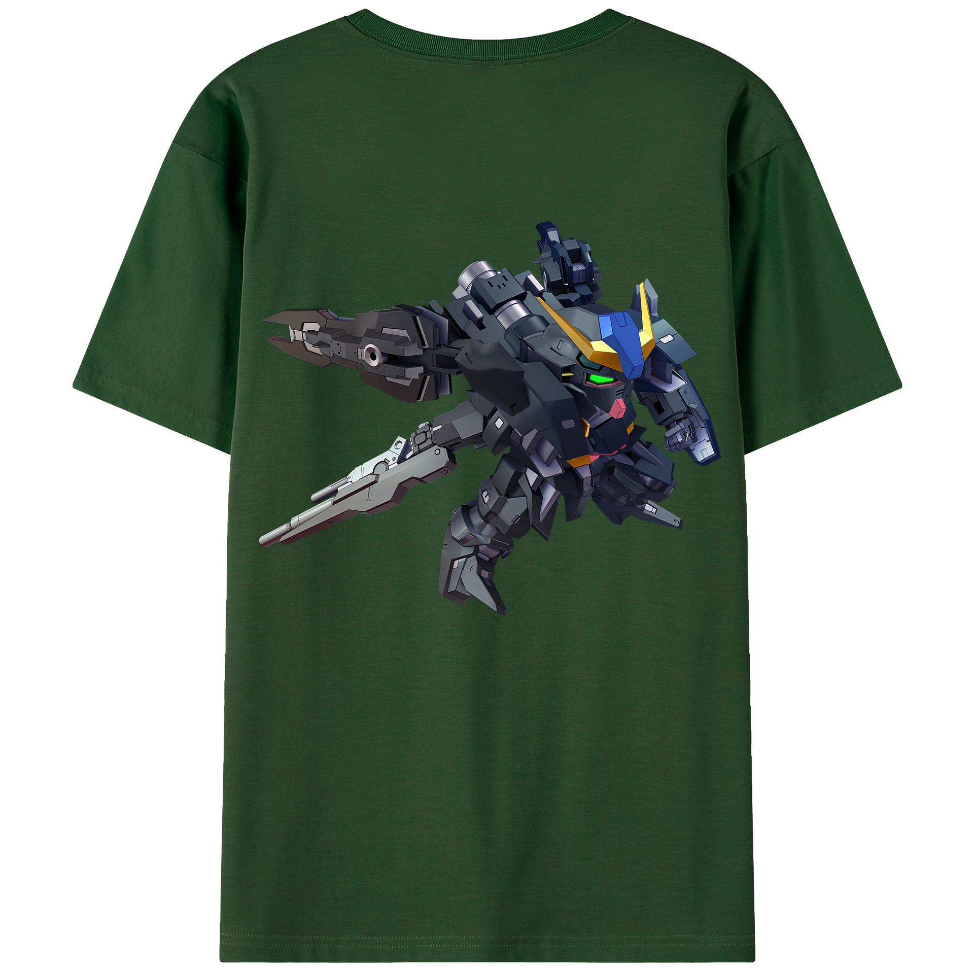 （画像用） 機動戦士ガンダム Mobile Suit Gundam 綿100％半袖Tシャツ（背面プリント）